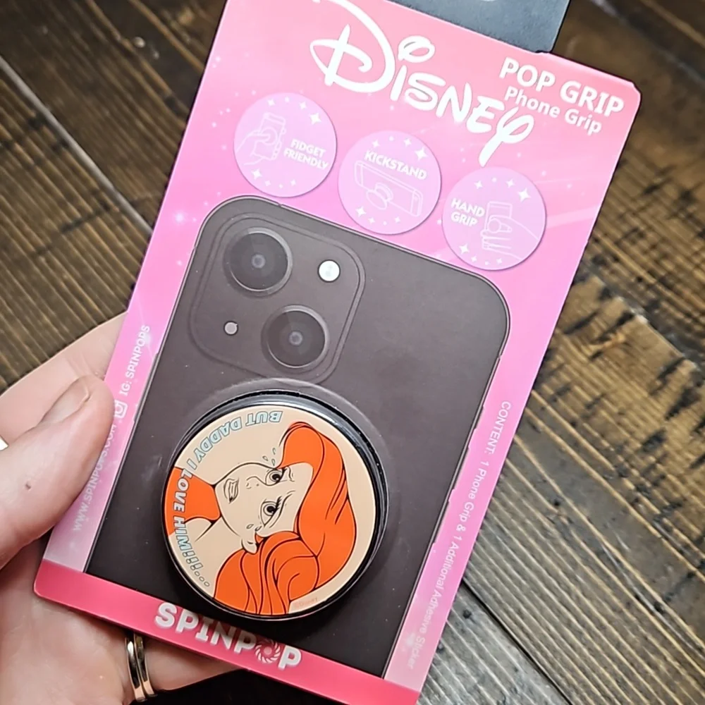Ariel Pop Grip Phone Grip Disney SPINPOP